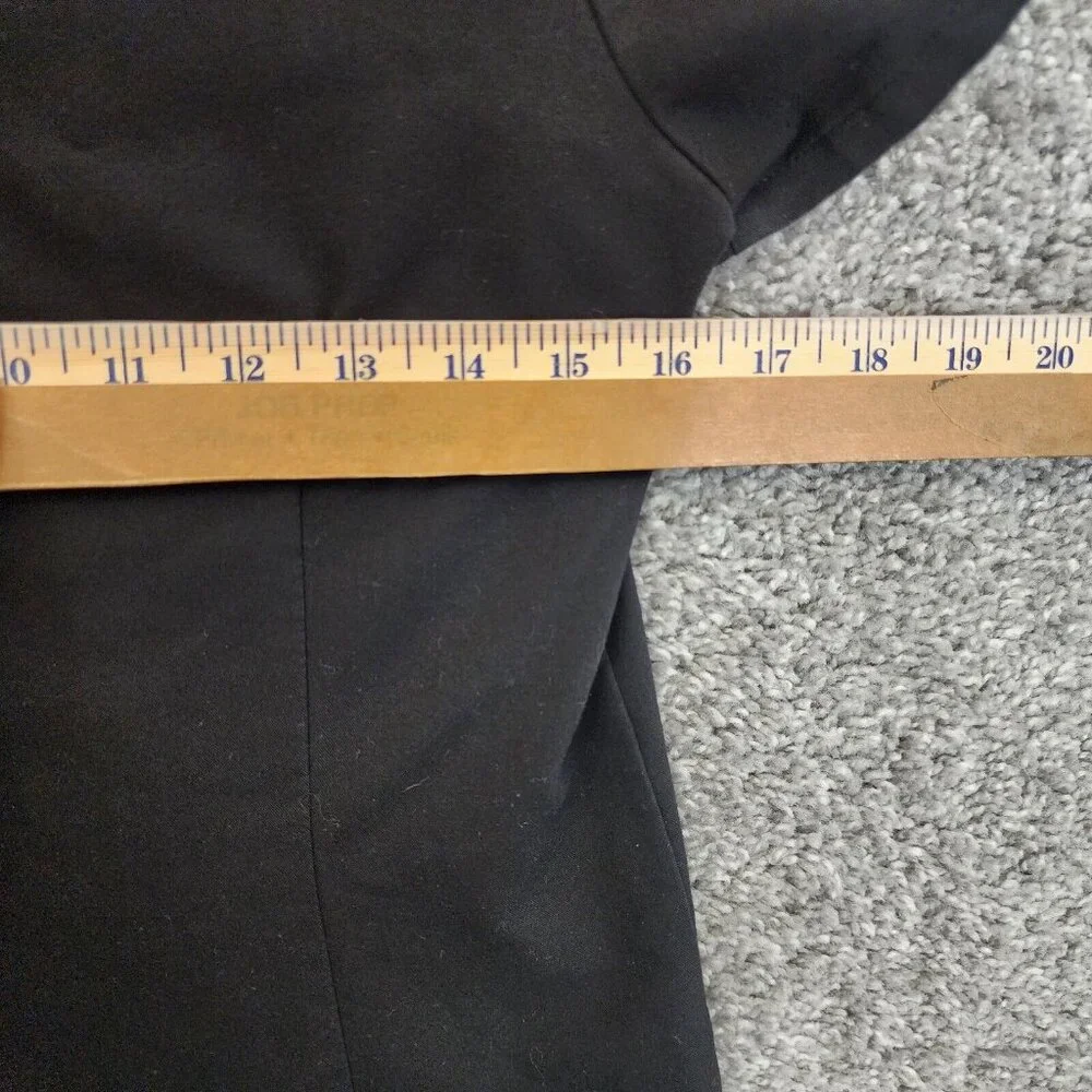 FIGS Scrubs Top Womens XXS Black Technical Stretch Short Sleeve V-Neck Pocket - Picture 6 of 9